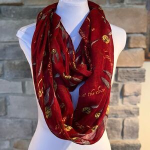 Harry Potter Golden Snitch infinity scarf
